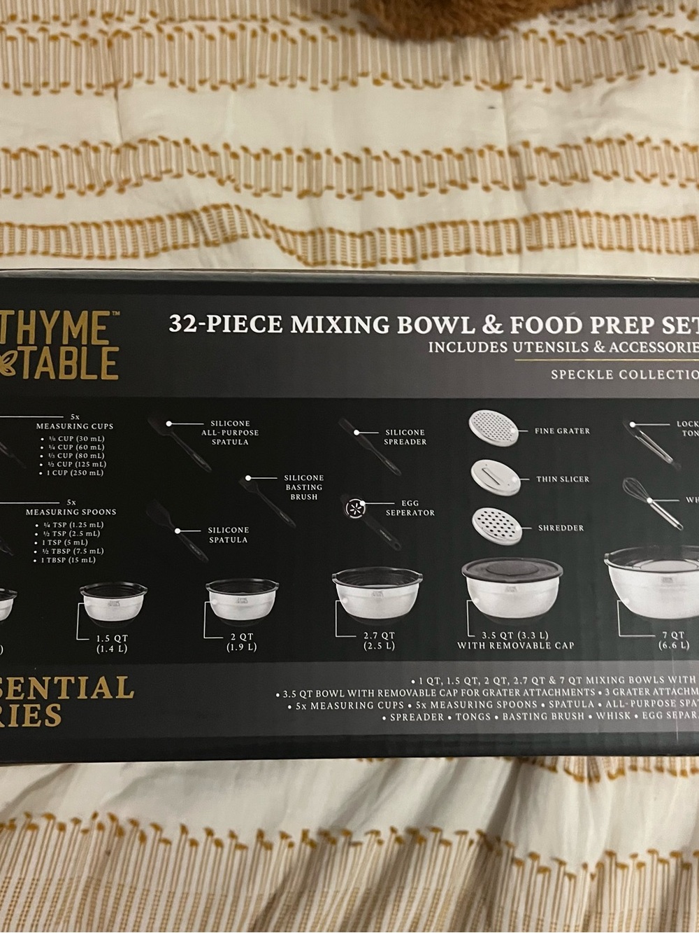 Thyme & Table 32 Piece Stainless Steel Mixing Bowls and Food Prep - Xtra Label - Picture 4 of 5